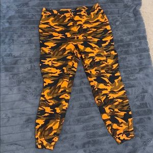Orange Cargo Pants